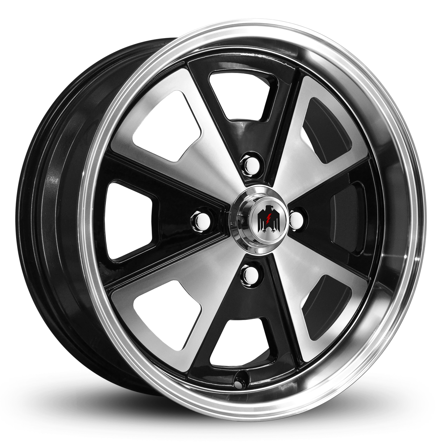 Klassik Rader 914 17x7 +40 4x130mm Gloss Black/Machined Face&Lip