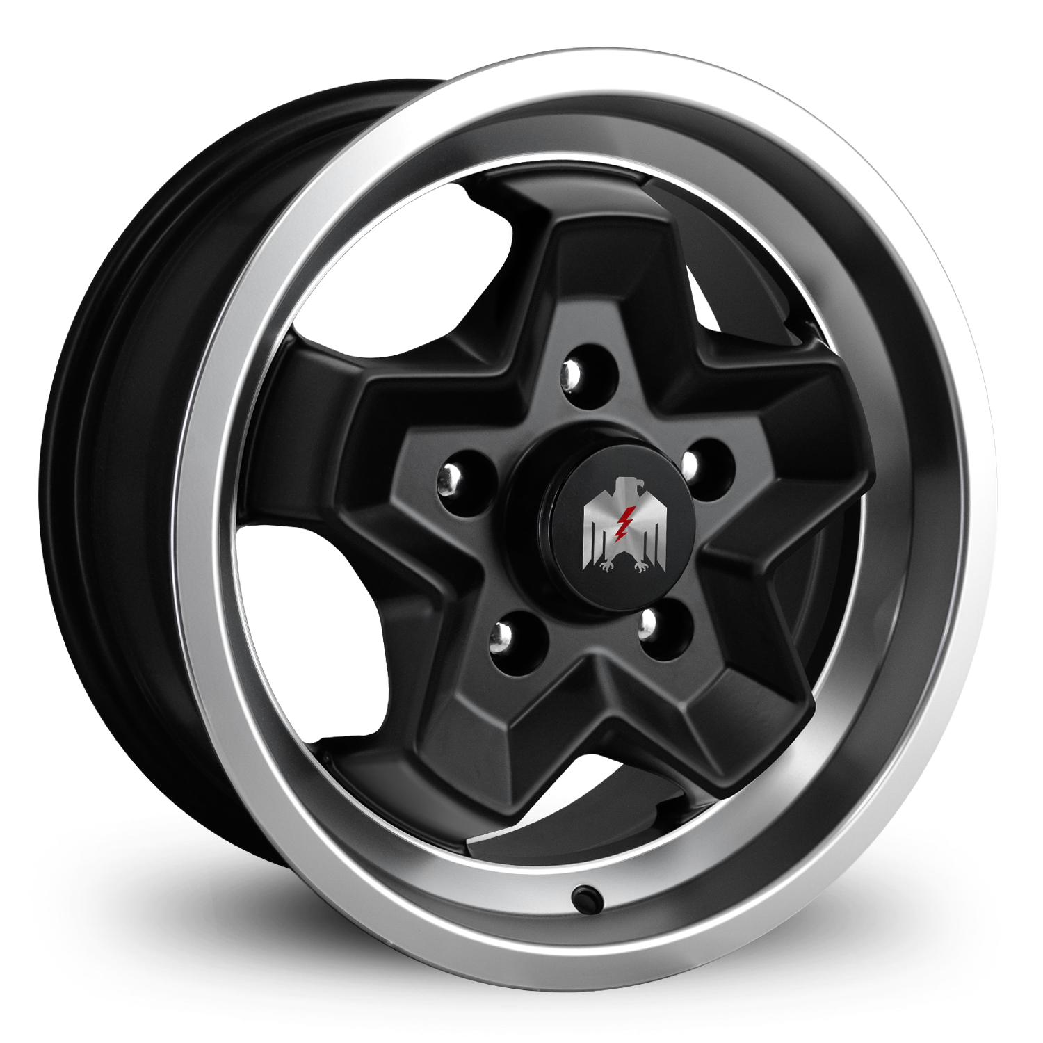 Klassik Rader 944 CC 15x7 +40 4x130mm Satin Black/Machined Lip
