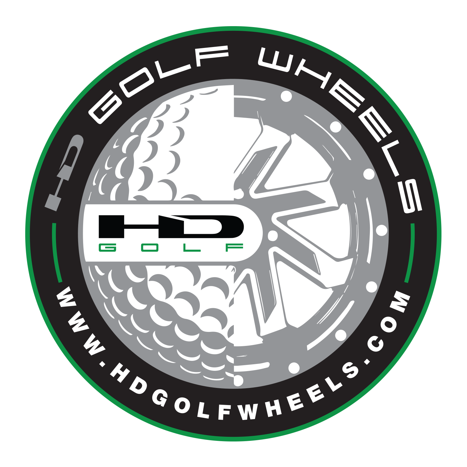 Official HD GOLF - Sticker