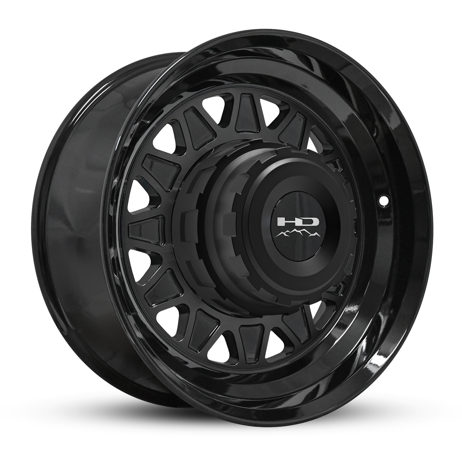 HD Trailer HDT Forged 17.5x6.75 +0 8x165mm 121.2mm Gloss Black - CAP NOT INCLUDED