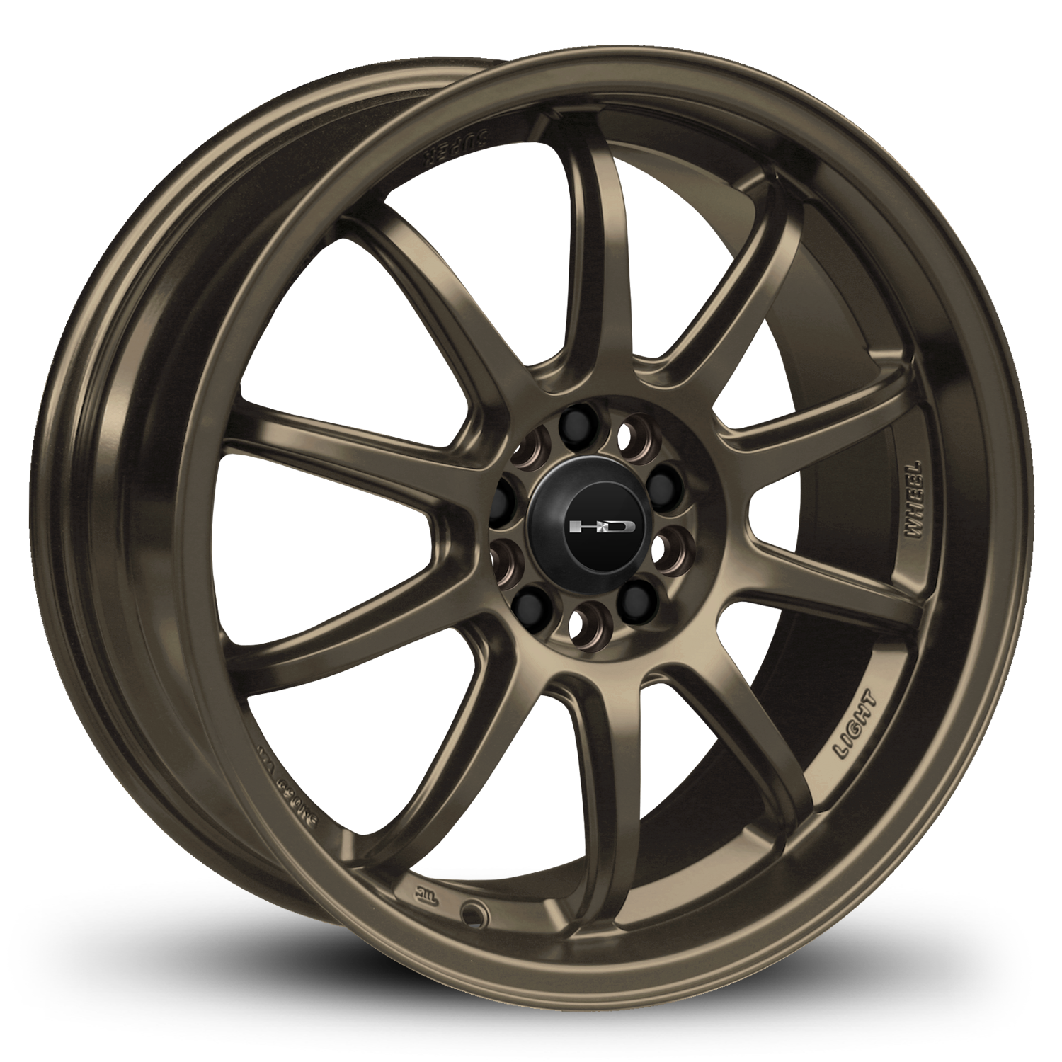 HD Wheels Clutch 15x6.5 +40 5x100/5x114.3mm 73.1mm Satin Bronze