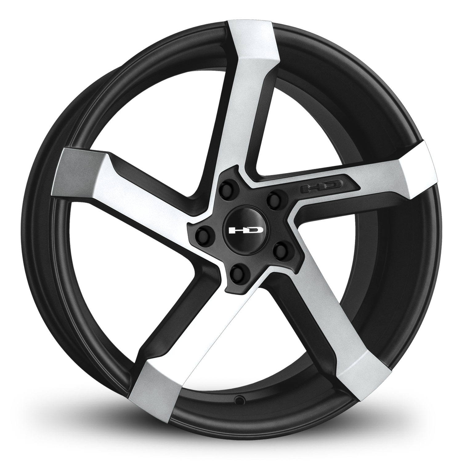 HD Wheels Kink 20x8.5 +35 5x114.3mm 73.1mm Satin Black/Machined Face