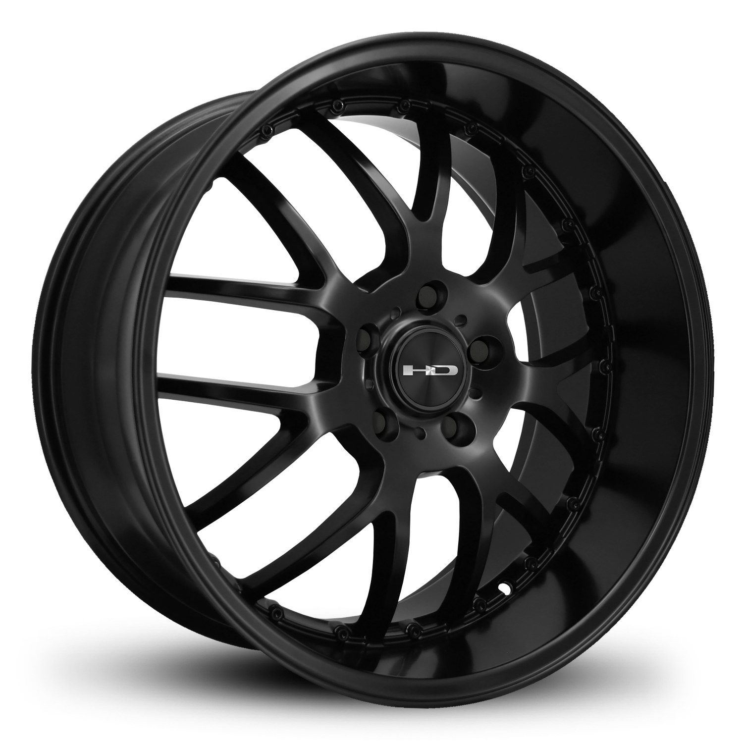 HD Wheels MSR 20x10 +25 5x114.3mm 73.1mm Satin Black