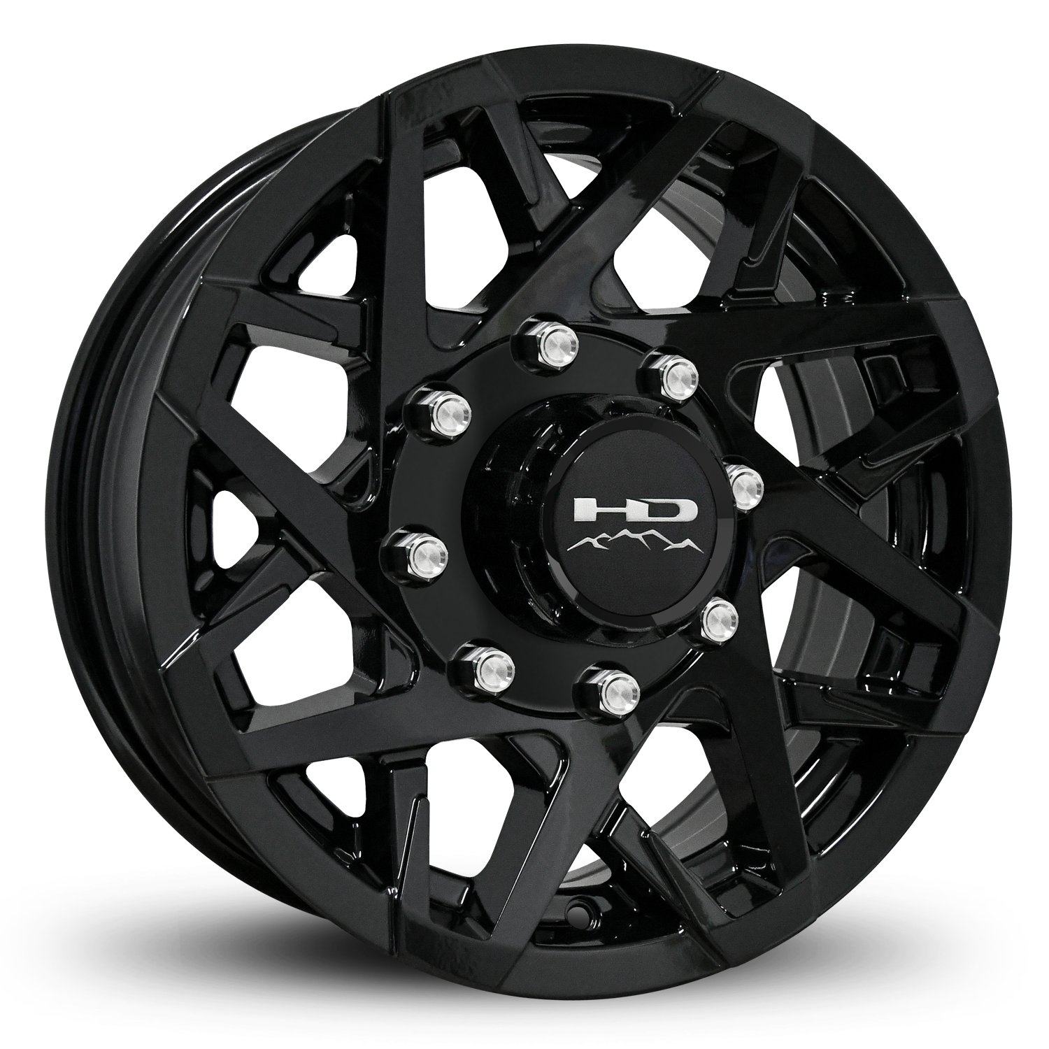 HD Trailer Canyon 16x6 +0 8x165mm 128.6mm Gloss Black