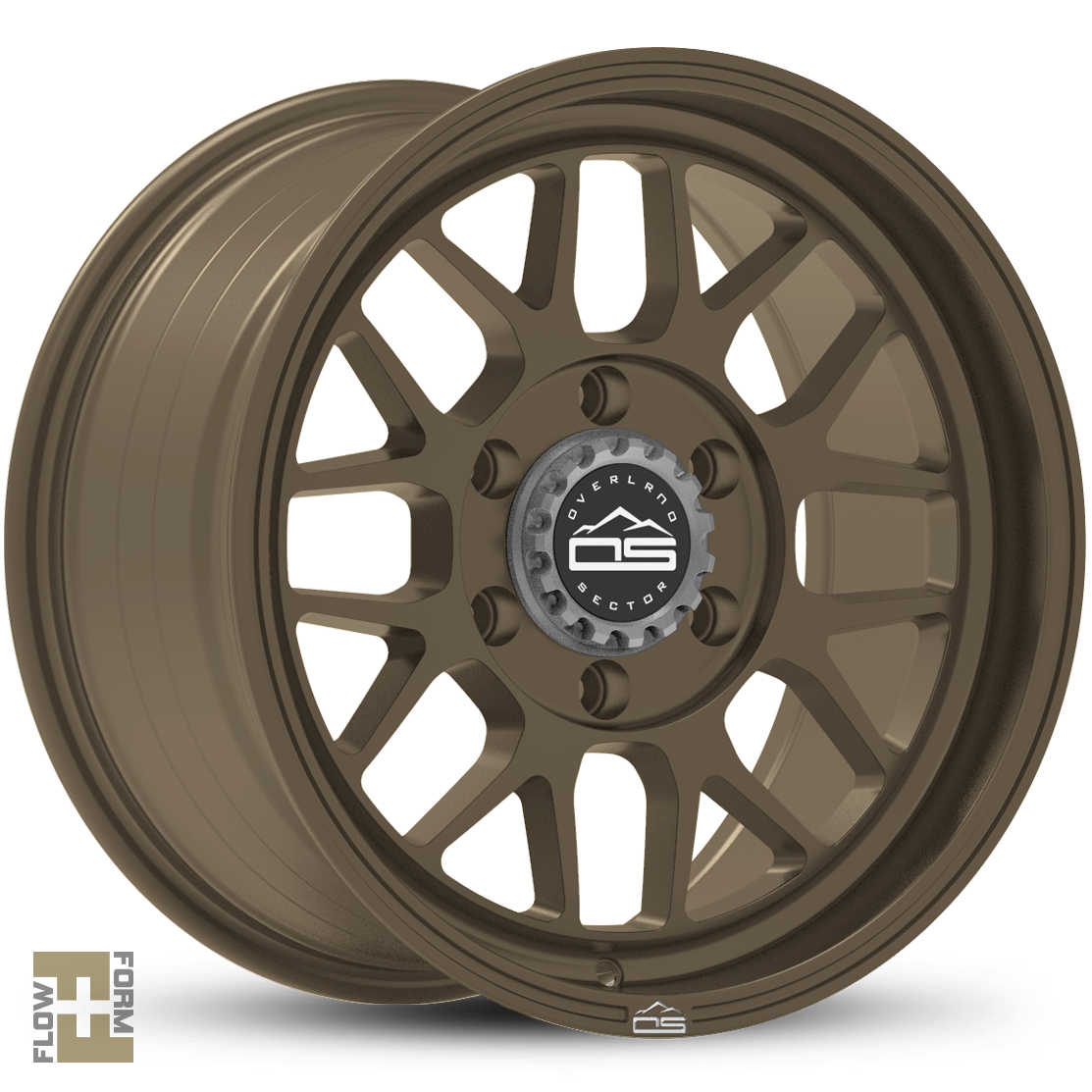 Overland Sector Hyperdrive Flow Formed 17x8.5 +25 6x139.7 106.1mm All Gloss Bronze