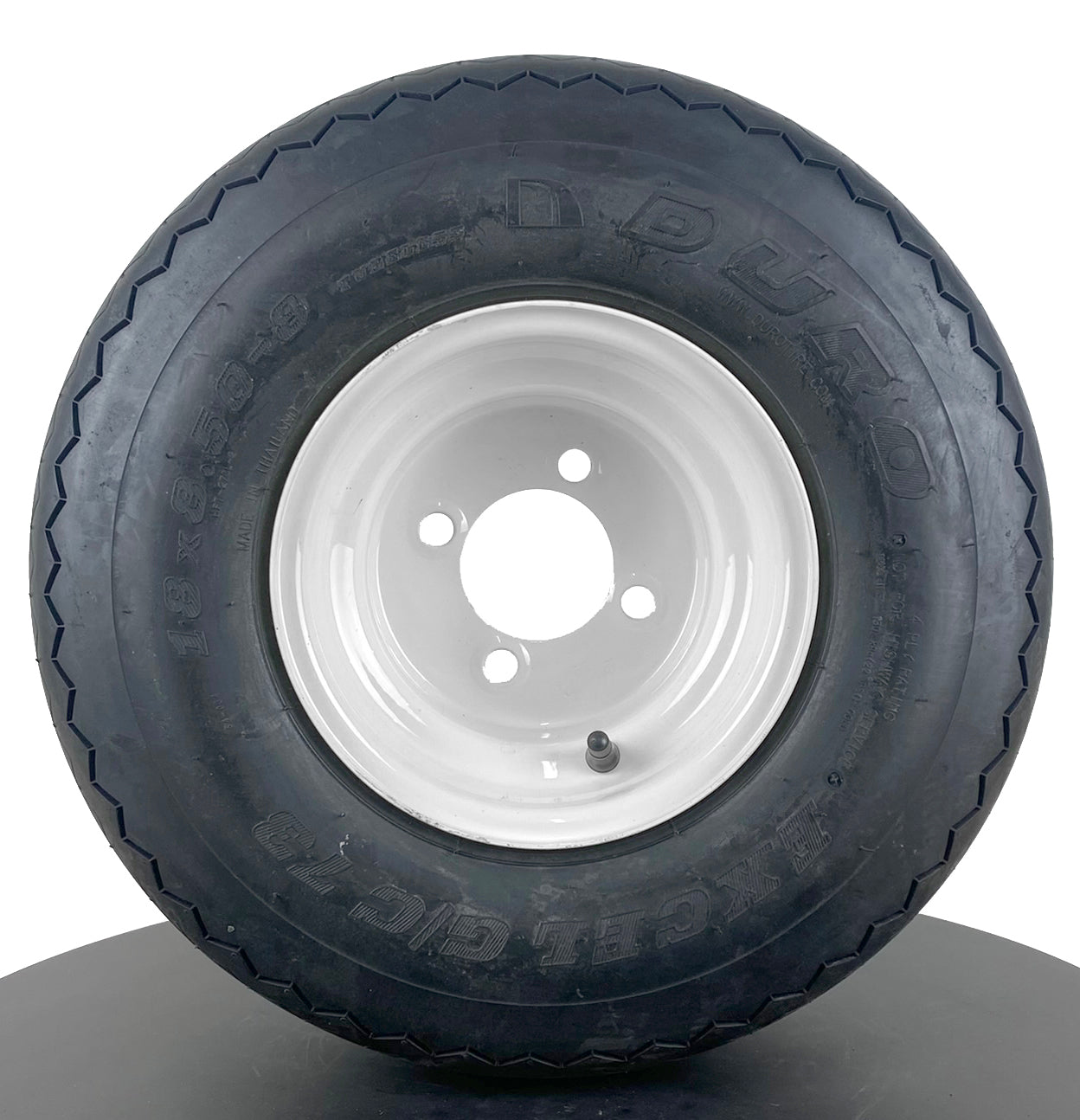 8 x 7.0 STEEL GOLF CART WHEEL & TIRE ASSEMBLY
