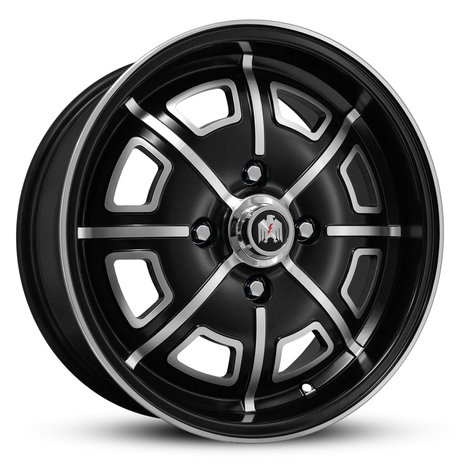 Klassik Rader Pedrini 17x7 +40 4x130mm Satin Black/Machined Face&Lip