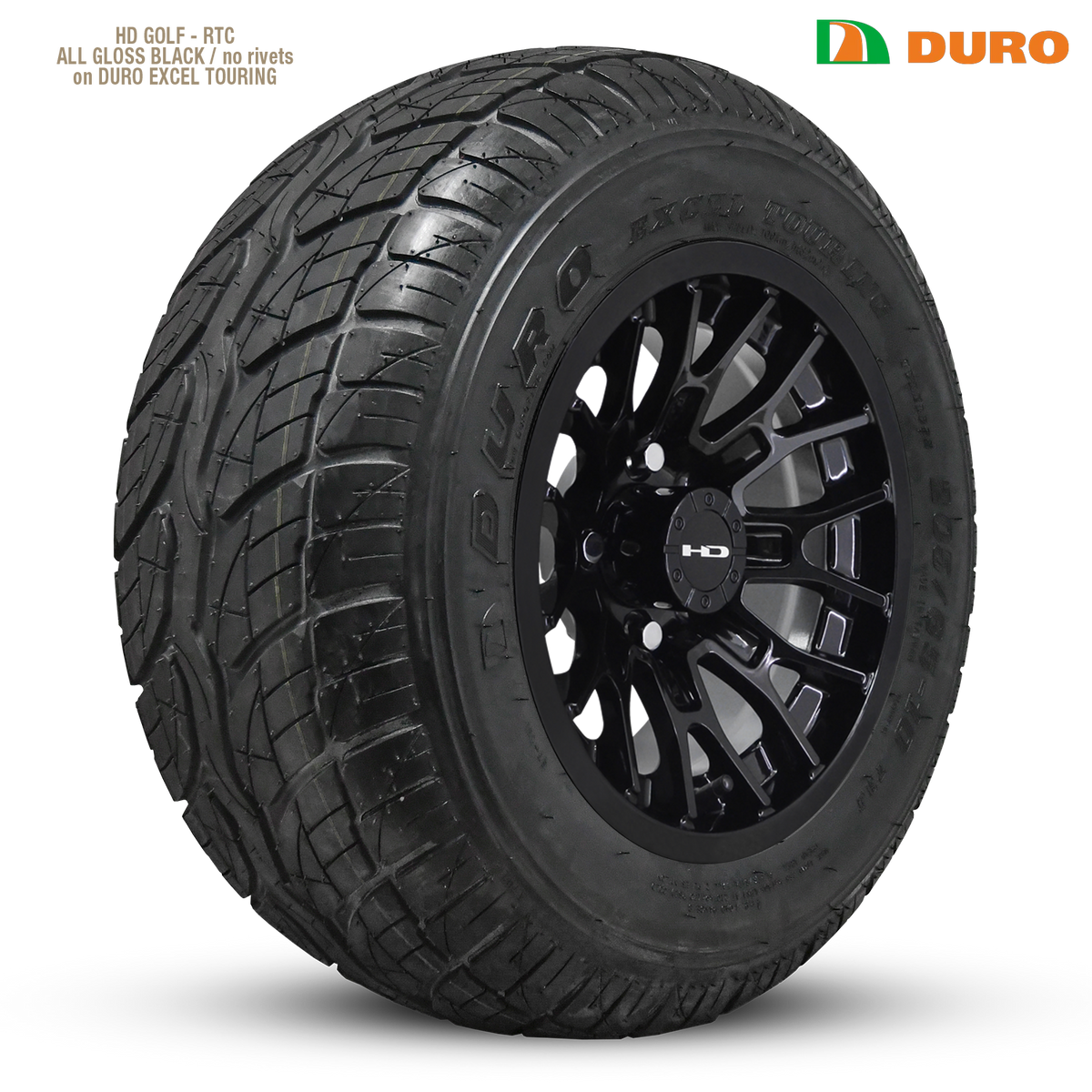 HD Golf RTC 14x7 -14 4x101.6mm 68.2mm Gloss Black