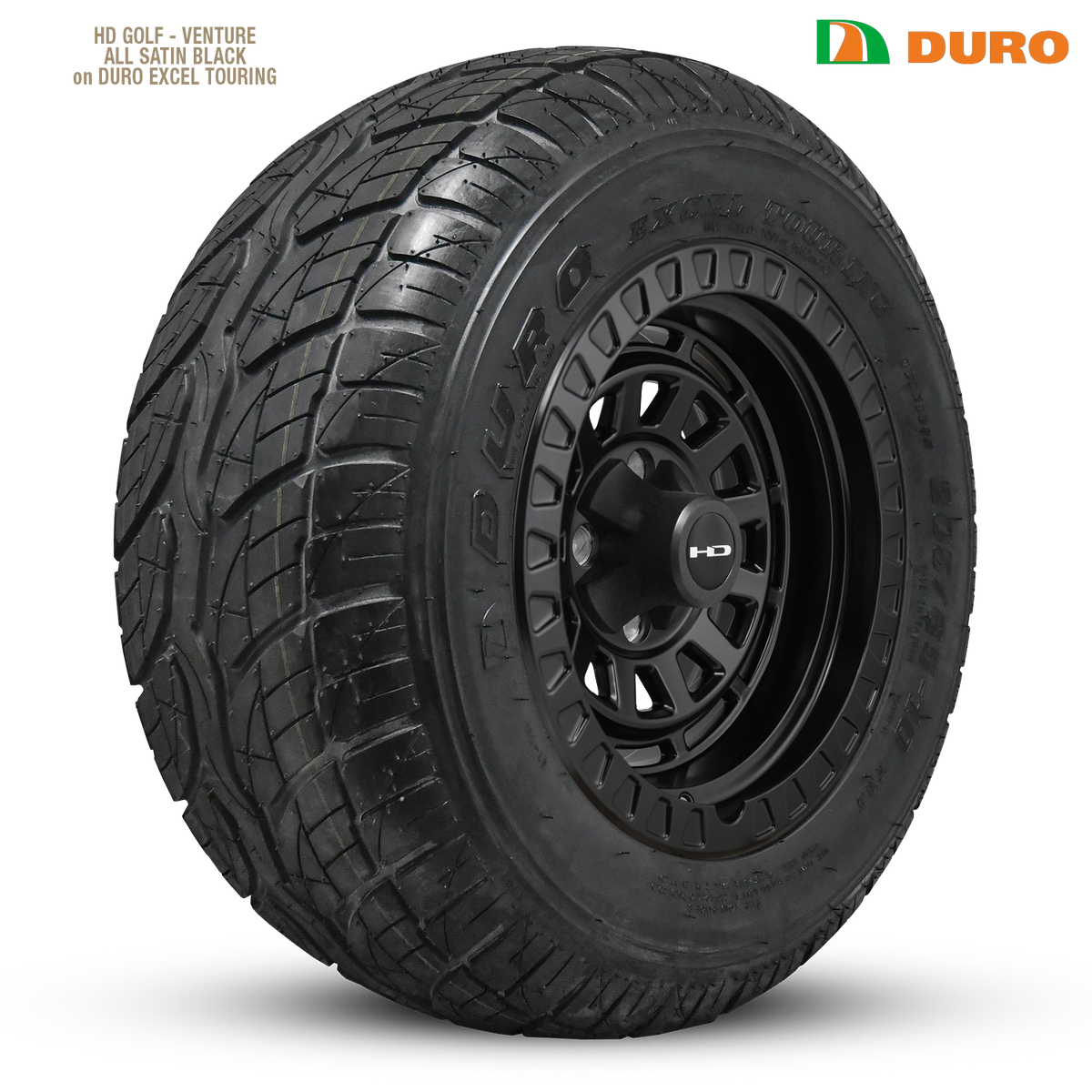 HD Golf Venture 14x7 -14 4x101.6mm 68.2mm Satin Black