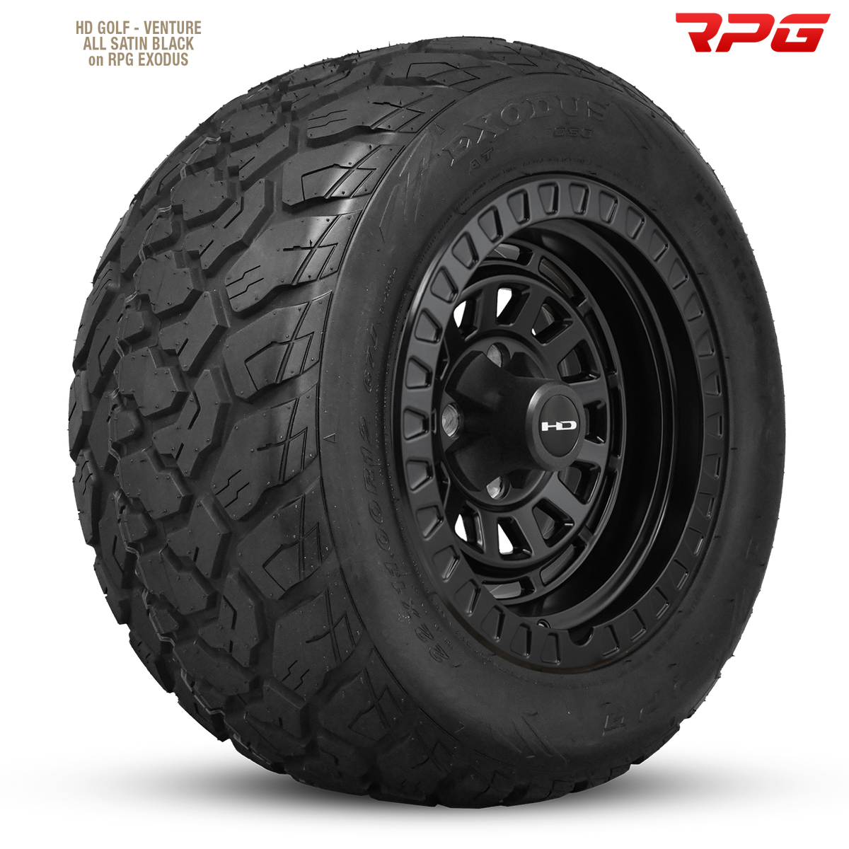 HD Golf Venture 14x7 -14 4x101.6mm 68.2mm Satin Black