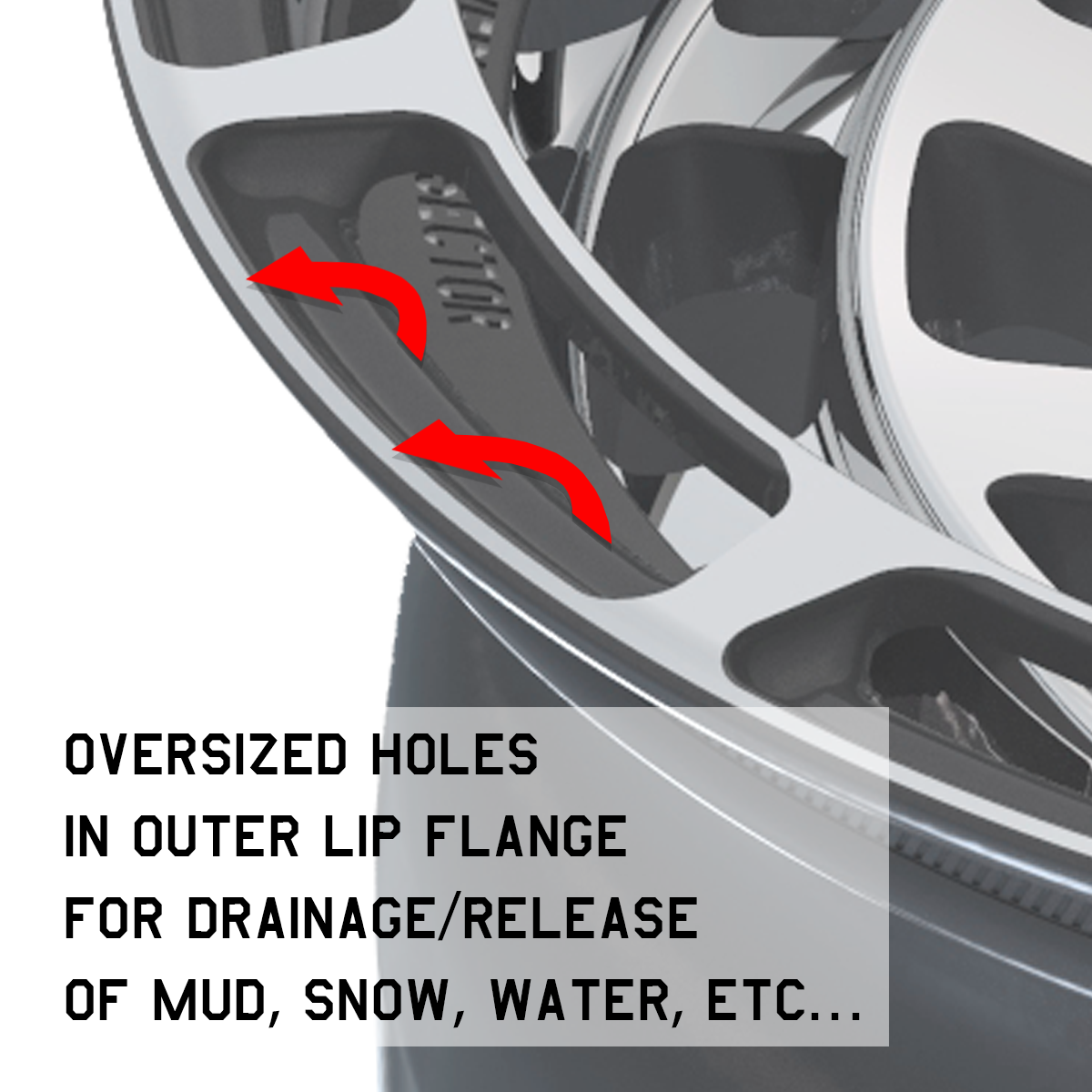 Overland Sector Badlander Forged 17x9 -18 5x127mm 71.5mm Gloss Gun Metal Machined Face