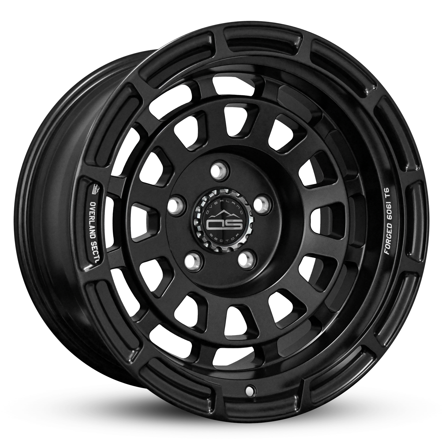 Overland Sector Badlander Forged 17x9 -18 5x127mm 71.5mm All Satin Black