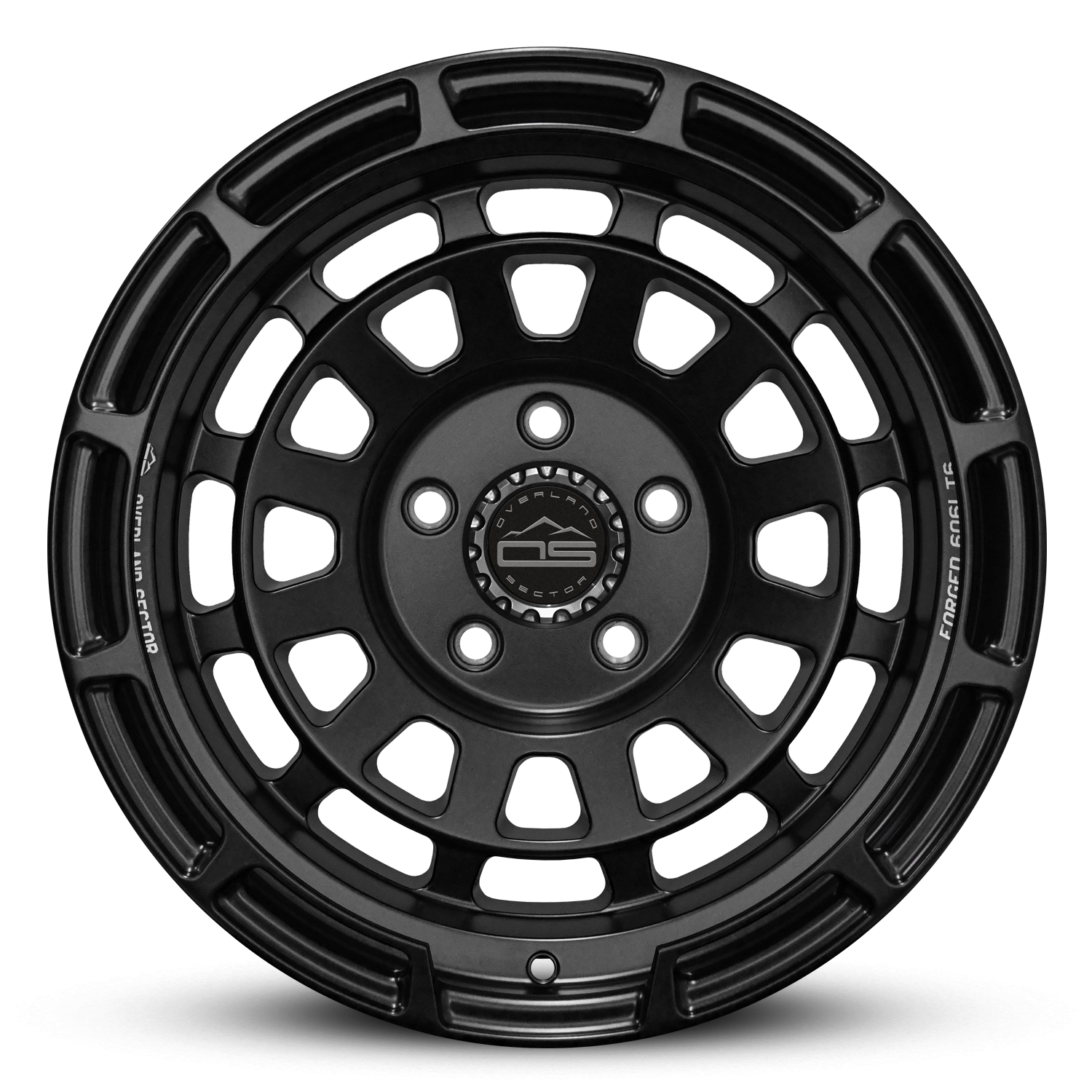Overland Sector Badlander Forged 17x9 -18 5x127mm 71.5mm All Satin Black