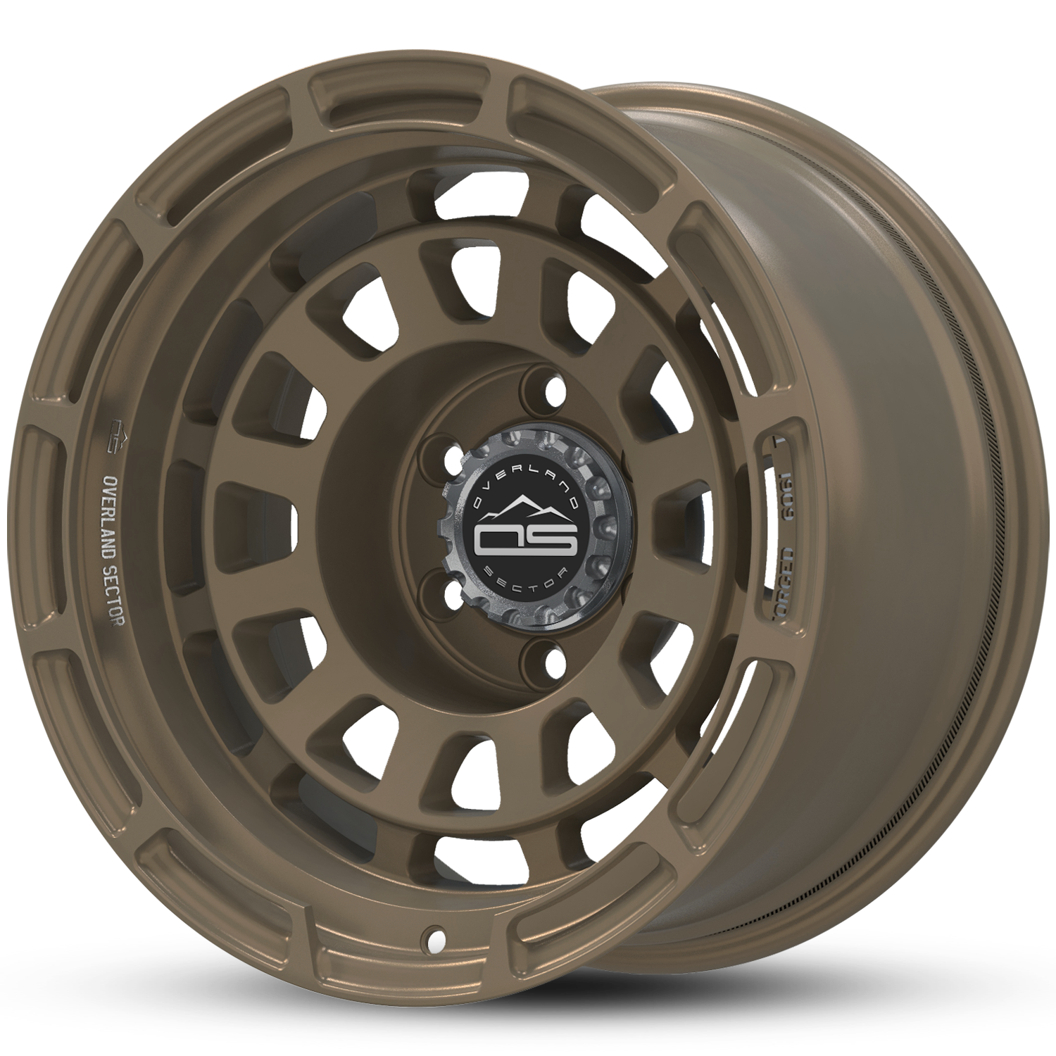 Overland Sector Badlander Forged 17x9 -35 6x139.7mm 106.1mm All Satin Bronze