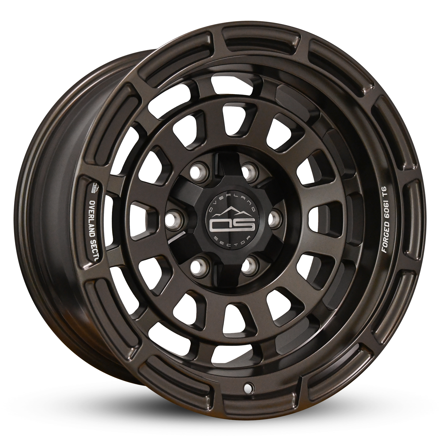 Overland Sector Badlander Forged 17x9 +0 6x135/6x139.7mm 106.1mm All Satin Bronze