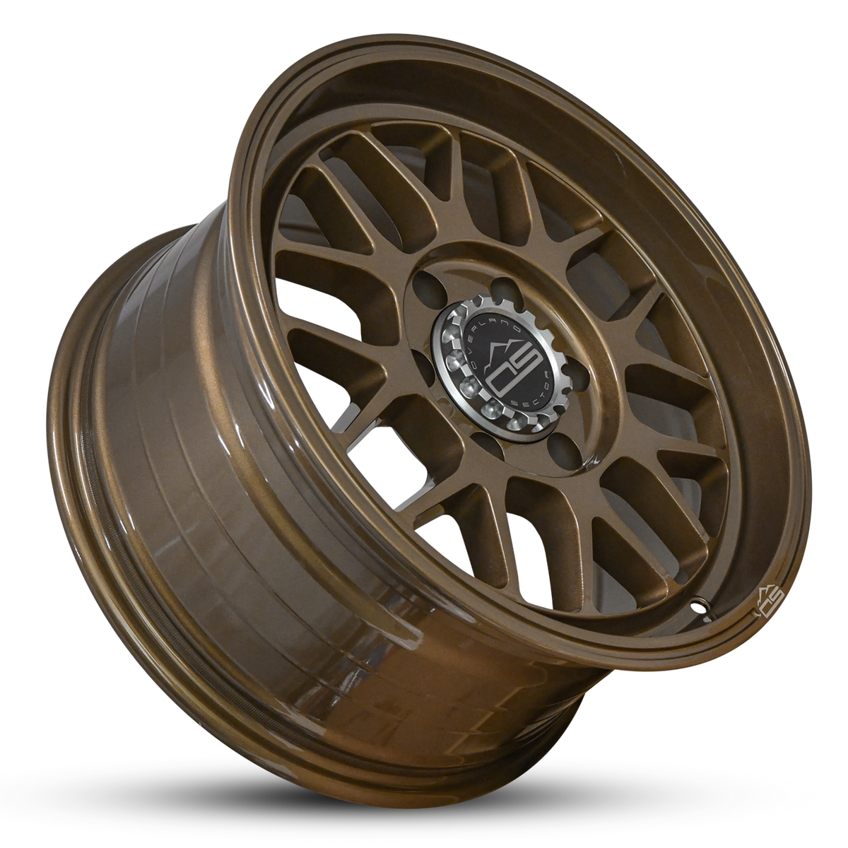 Overland Sector Hyperdrive Flow Formed 17x8.5 +25 6x139.7 106.1mm All Gloss Bronze