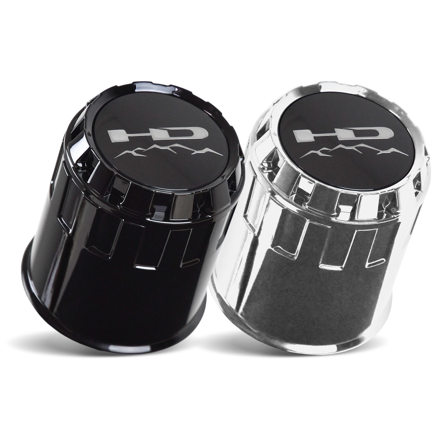 ( 8-LUG ) SHORT | PUSH THROUGH HD TRAILER WHEEL CENTER CAPS