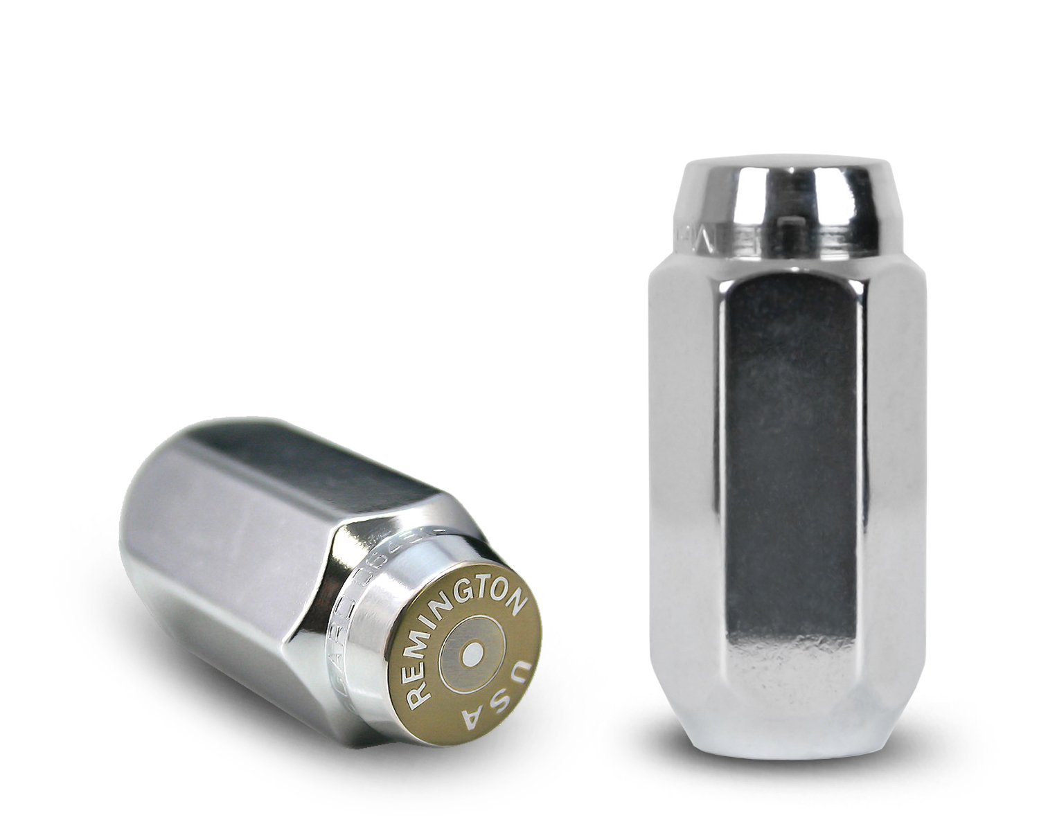 Perfectly Tight Remington 21mm Hex Tapered Seat 14mm x 1.5mm x 28mm Lgth Chrome 4pc