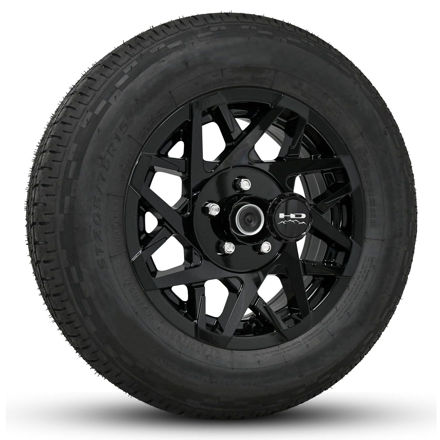 HD Trailer Serviceable Trailer Wheel Rim Center Hub Cap with Removable End for Easy Access to Service Axle Bearing Buddy without having to remove the wheel.