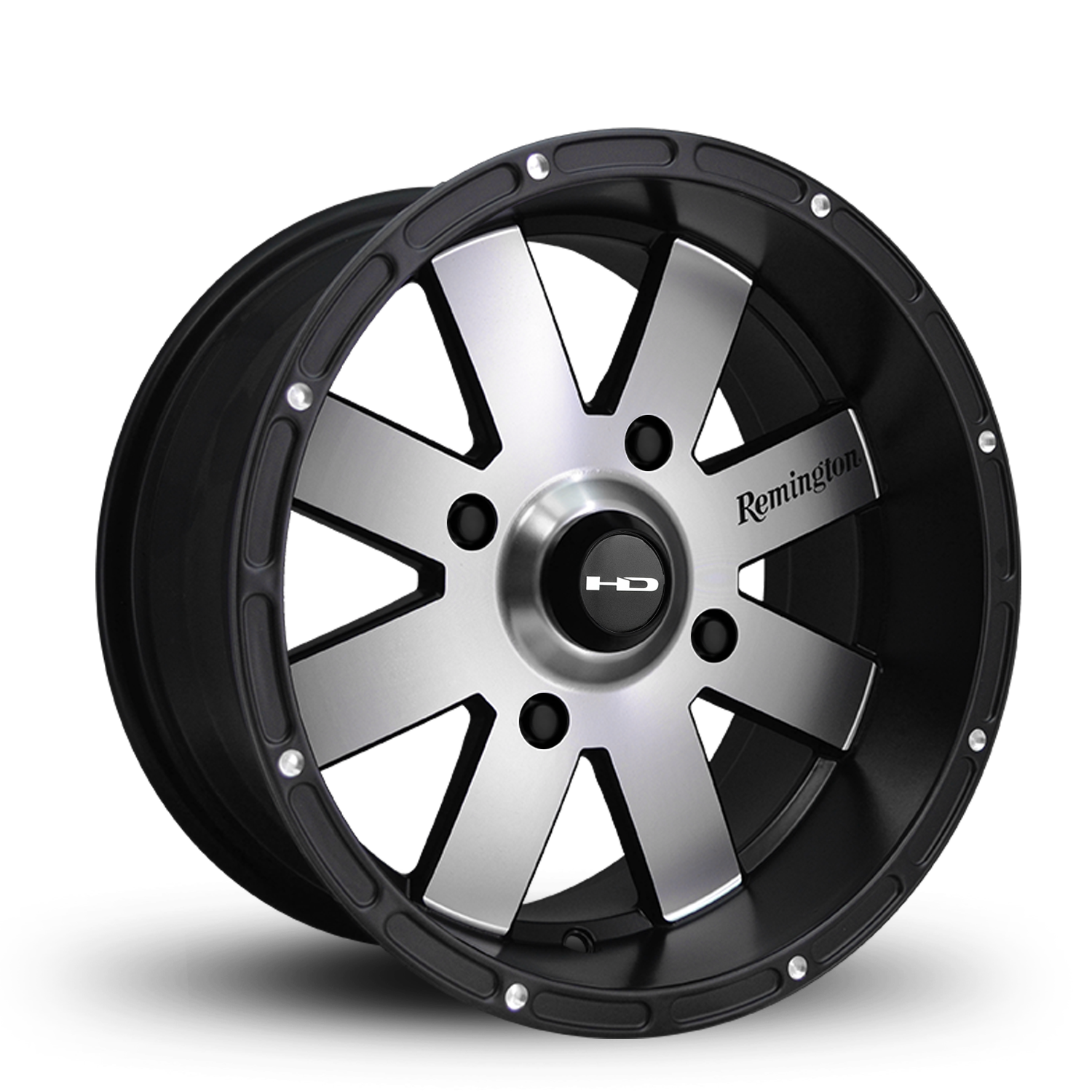 HD Off-Road Wheels 8-Point ATV/UTV | Satin Black Machined Face