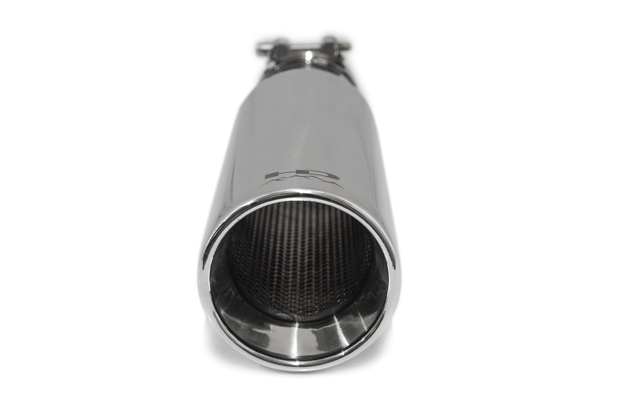 HD Off-Road Universal Polished Stainless Steel Exhaust tip for Chevrolet, Ford, GMC, JEEP, Nissan, & Toyota Trucks & SUV's