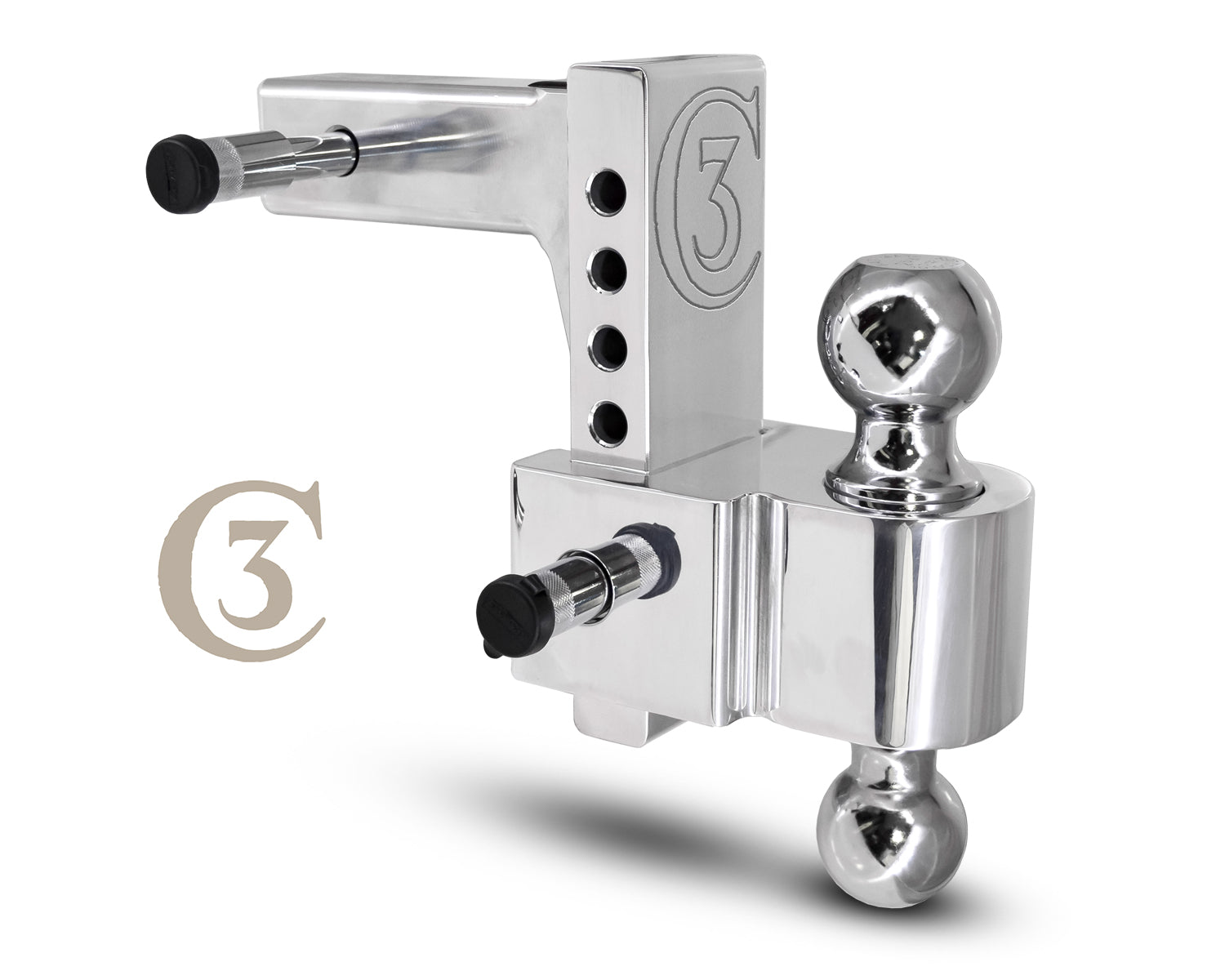 Fastway Billet Aluminum E-Series Dropped Trailer Hitch Third Century 3C Edition
