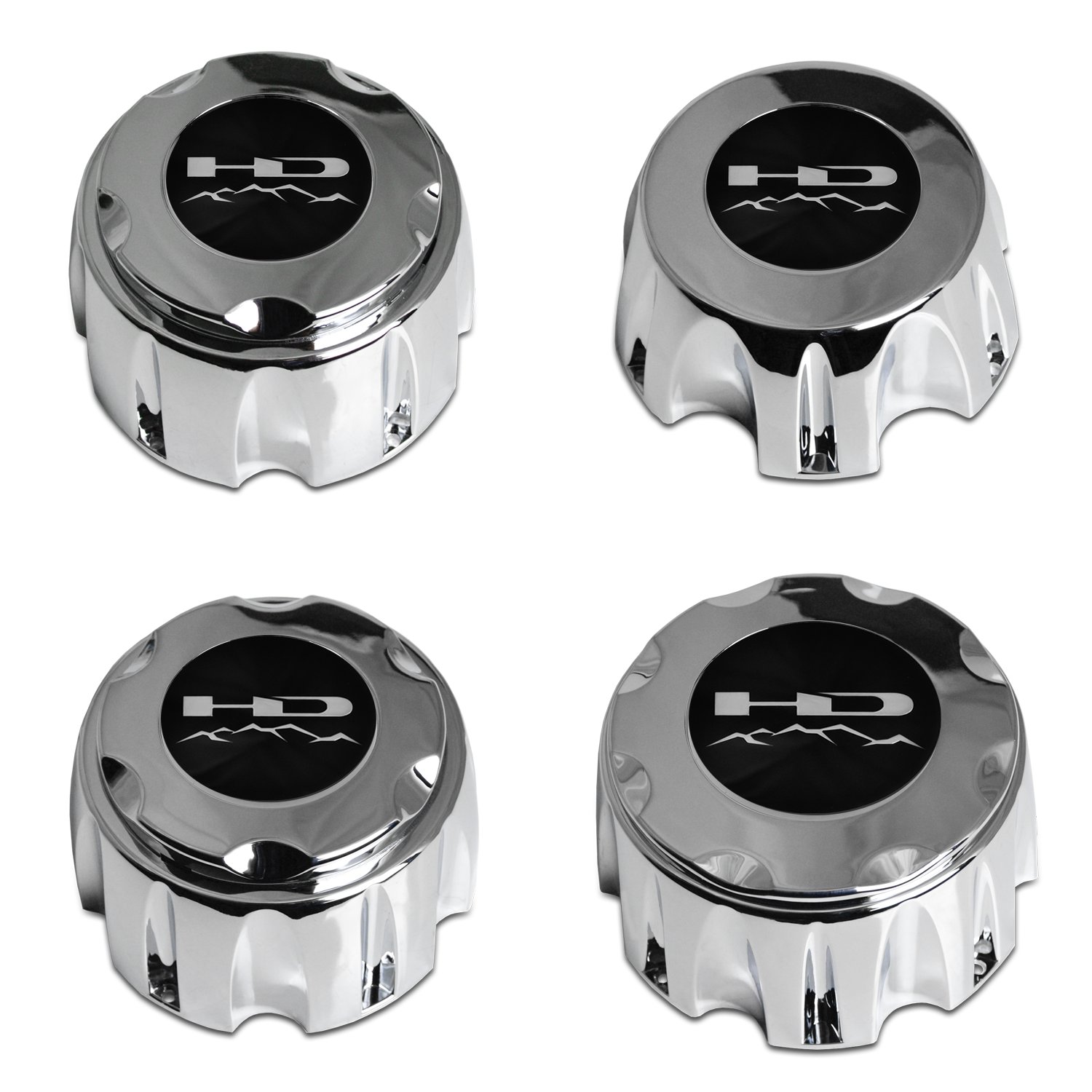 Shop Replacement V1 Center Caps for the HD Off-Road Buckshot, Freedom, & Trophy in Chrome