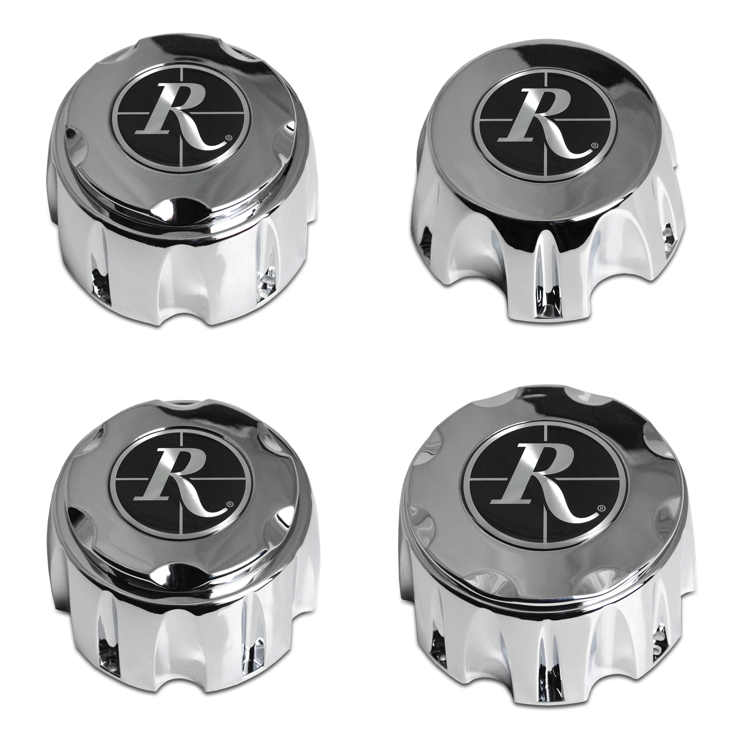 Remington Off-Road - V1 Chrome Standard Off-Road Truck Wheel Center Caps
