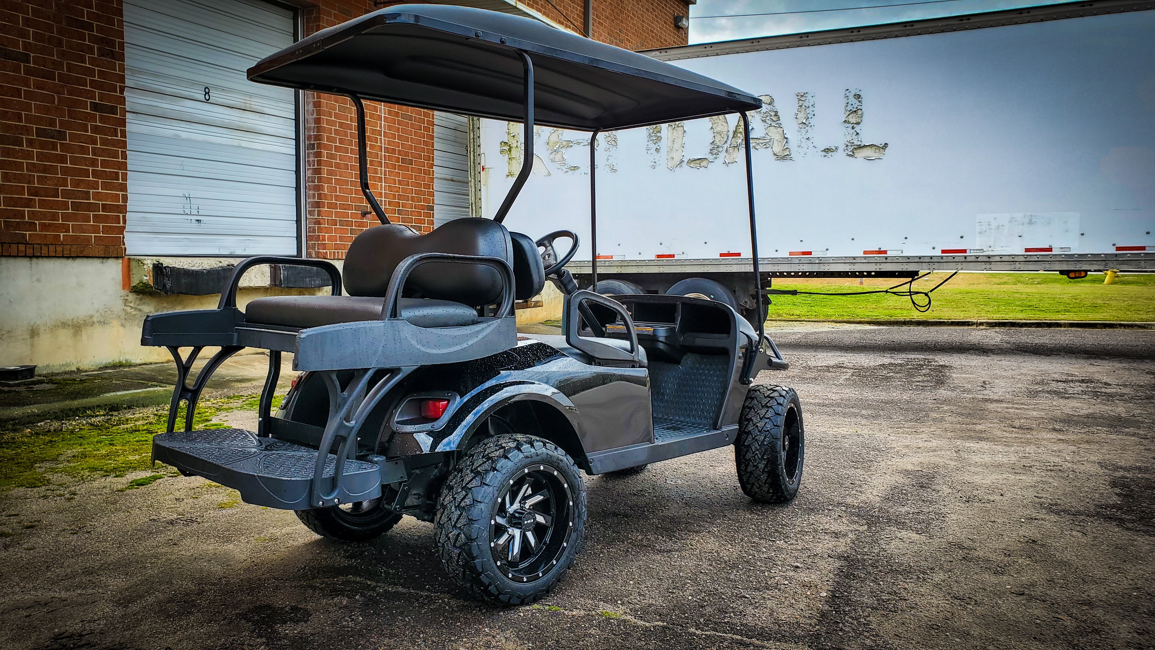 HD Golf Wheels SAW 14x7.0 4x101.6 for Cushman, Club Car, EZGO, ICON, & Yamaha Golf Carts Off-Road or Turf Lifted or Stock Height Wheel & Tire Package