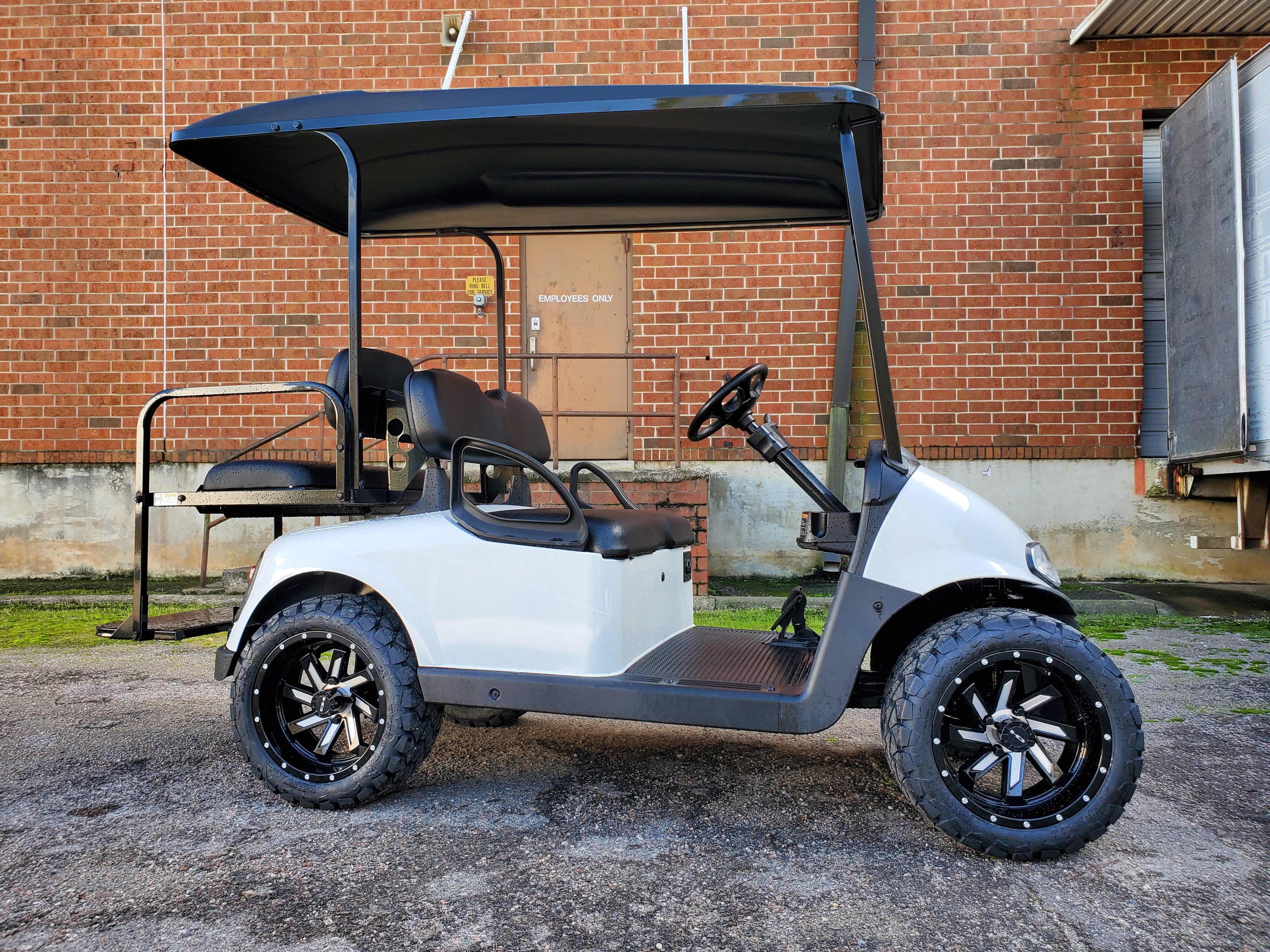 HD Golf Wheels SAW 14x7.0 4x101.6 for Cushman, Club Car, EZGO, ICON, & Yamaha Golf Carts Off-Road or Turf Lifted or Stock Height Wheel & Tire Package