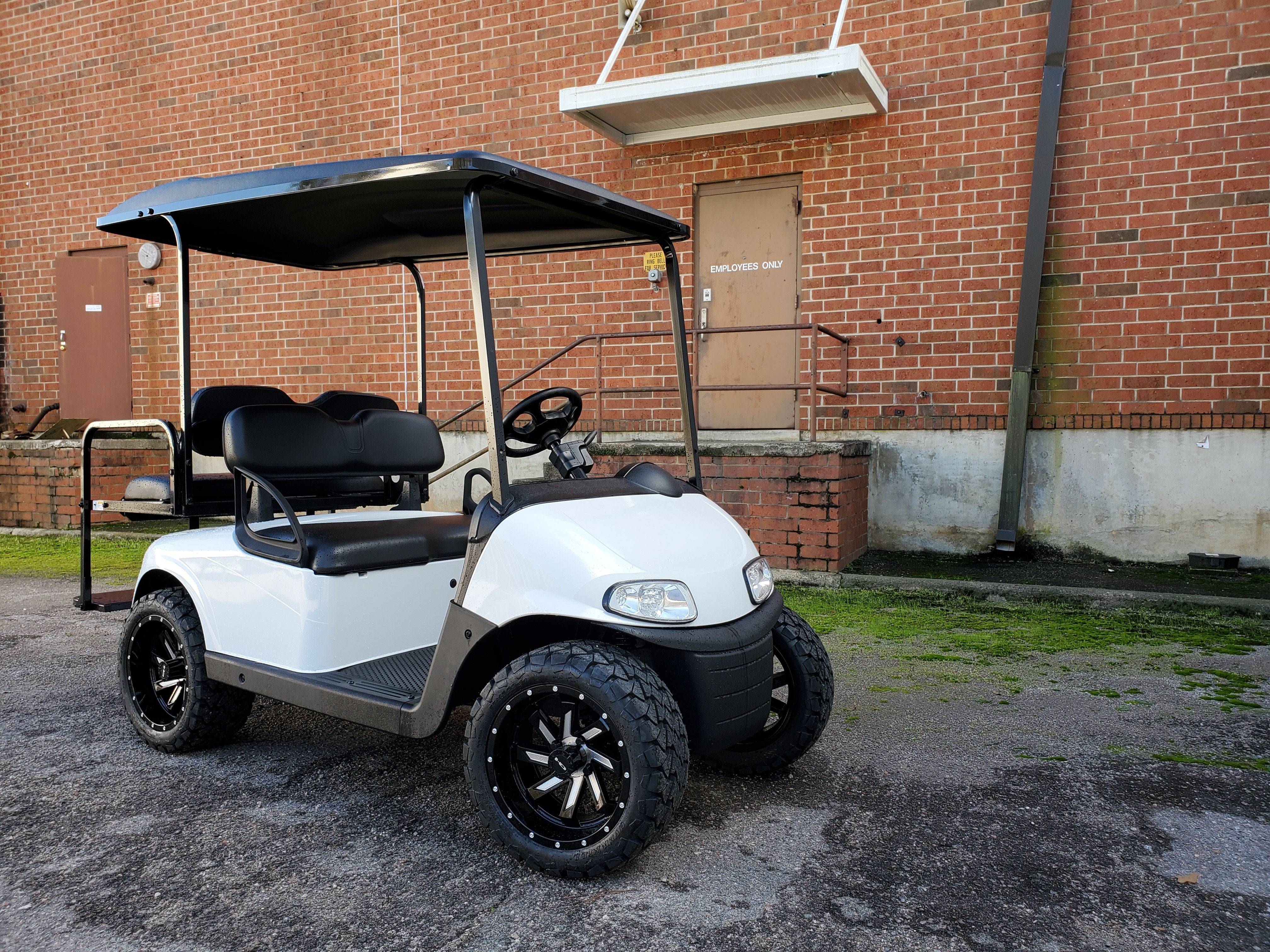 HD Golf Wheels SAW 14x7.0 4x101.6 for Cushman, Club Car, EZGO, ICON, & Yamaha Golf Carts Off-Road or Turf Lifted or Stock Height Wheel & Tire Package
