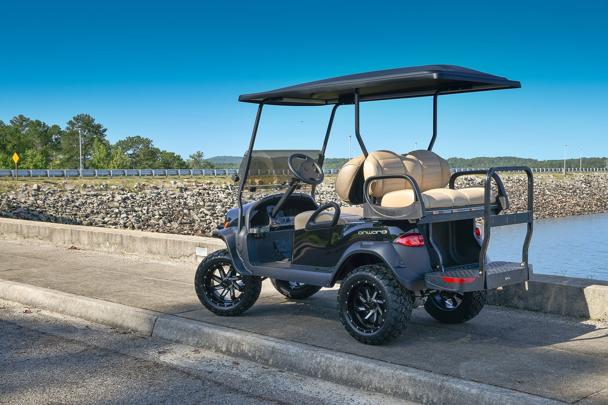 HD Golf Wheels SAW 14x7.0 4x101.6 for Cushman, Club Car, EZGO, ICON, & Yamaha Golf Carts Off-Road or Turf Lifted or Stock Height Wheel & Tire Package