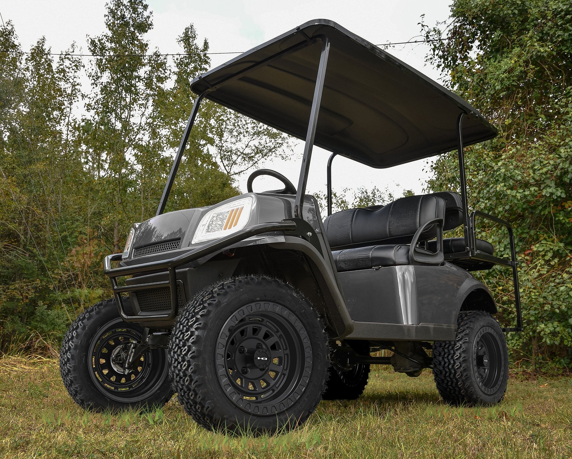 HD Golf Wheels VENTURE 14x7.0 4x101.6 for Cushman, Club Car, EZGO, ICON, & Yamaha Golf Carts Off-Road or Turf Lifted or Stock Height Wheel & Tire Package