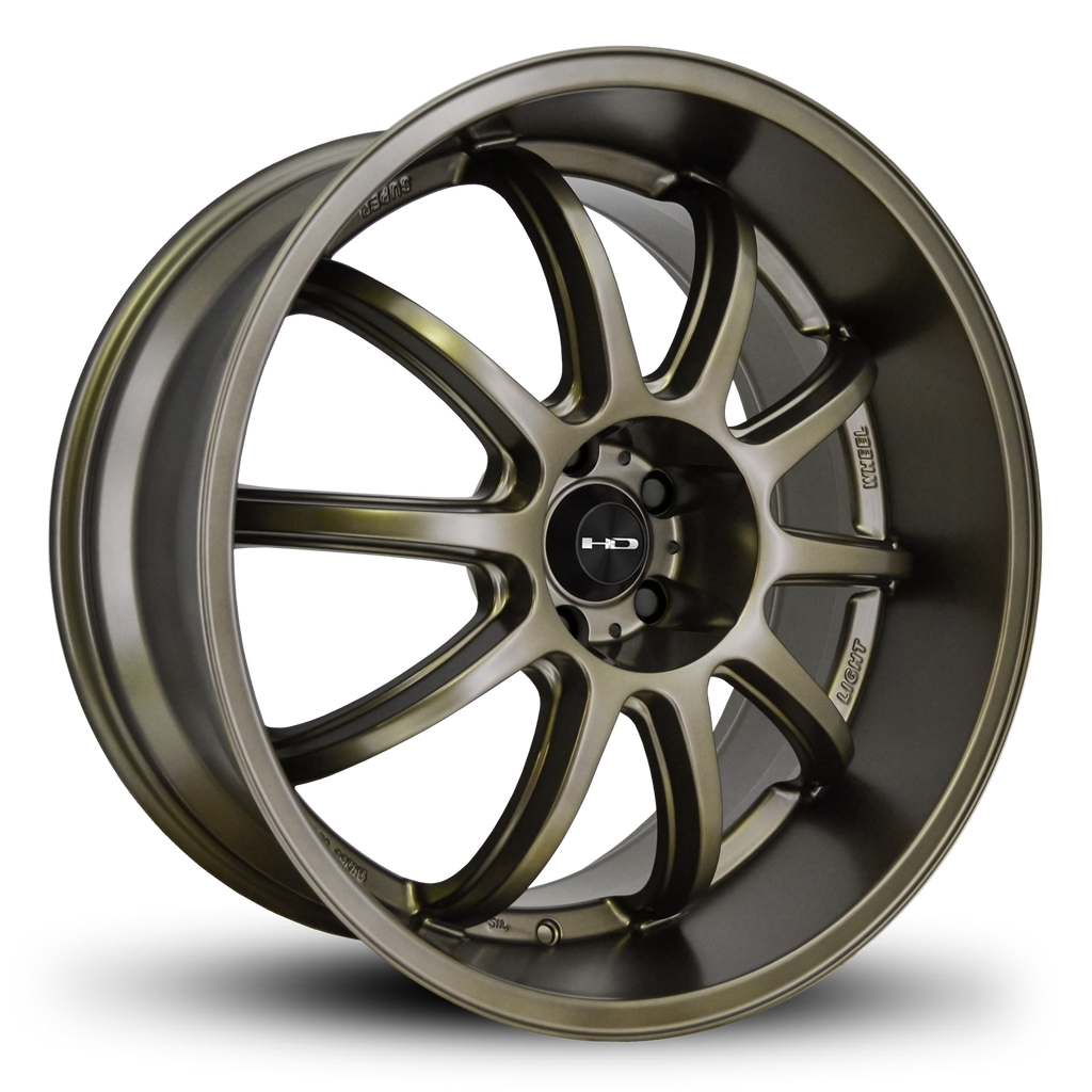 HD Wheels Passenger Car Wheels 20x10.0 | 5x114.3 | et25mm | 6.5 in | 73.1mm HD Wheels Clutch | All Satin Bronze
