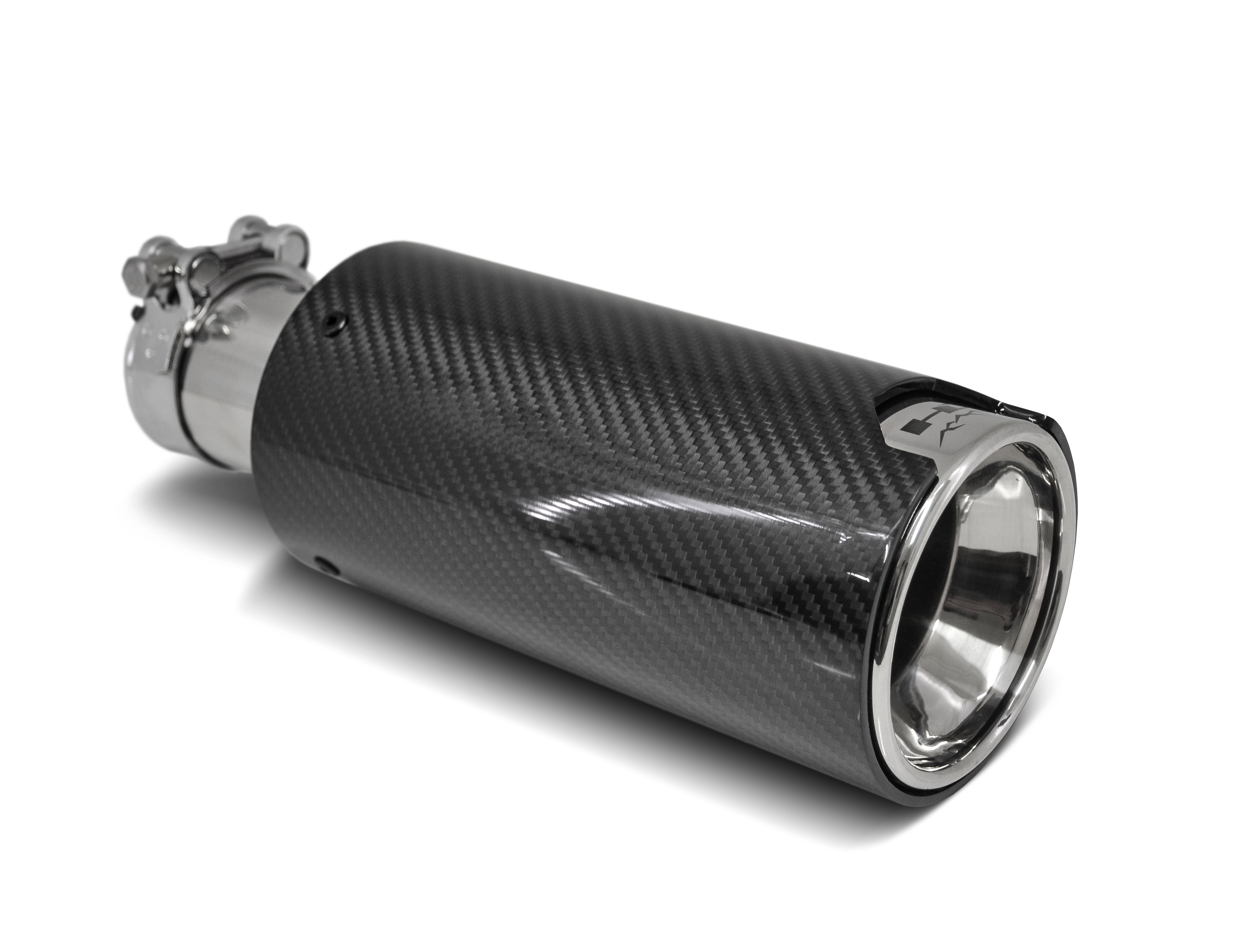 HD Off-Road Polished Stainless & Carbon Fiber Universal Exhaust Tips
