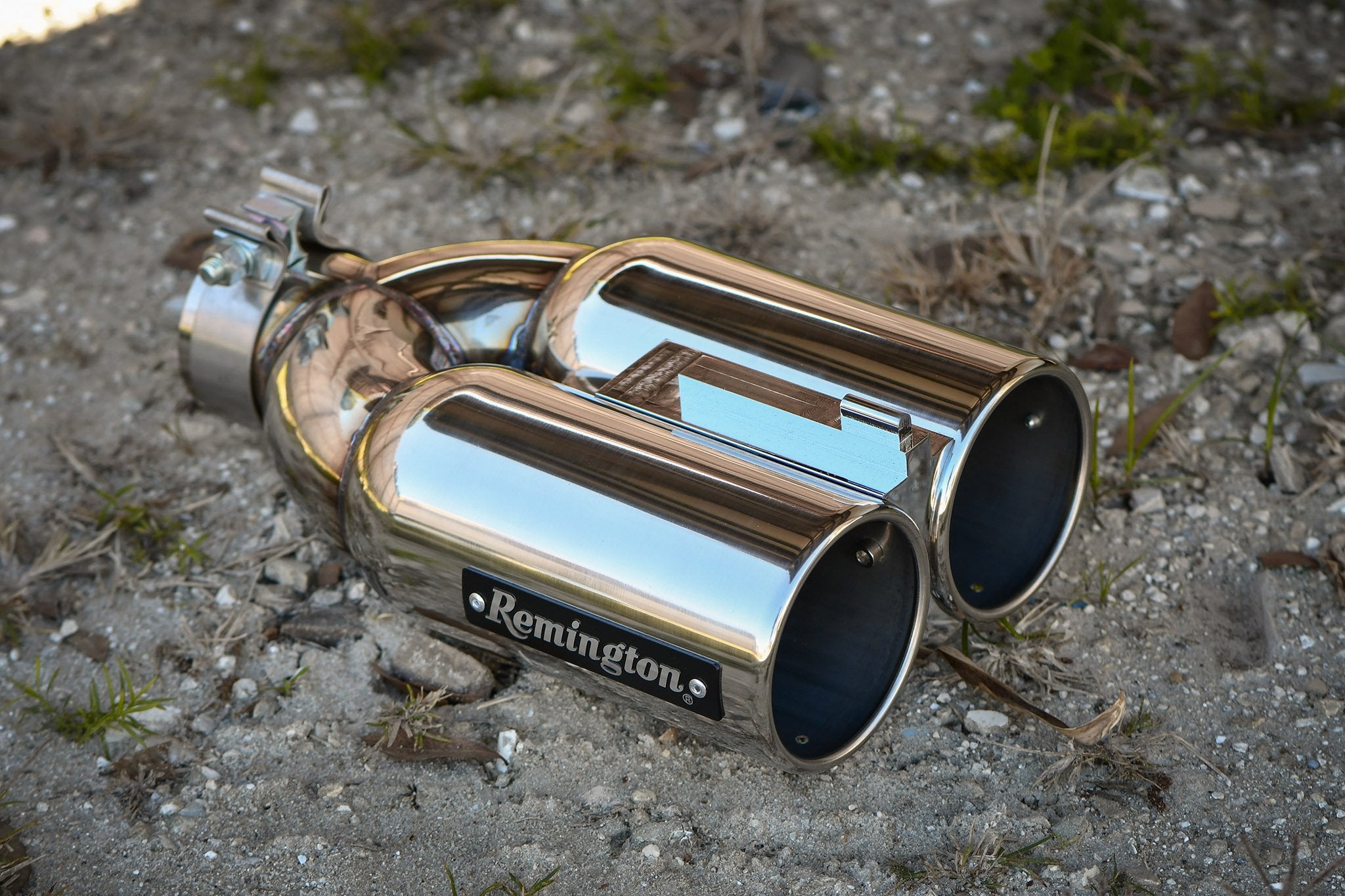 Remington Off-Road Exhaust Tips Remington® Off-Road Edition "Double Barrel" Universal Exhaust Tips