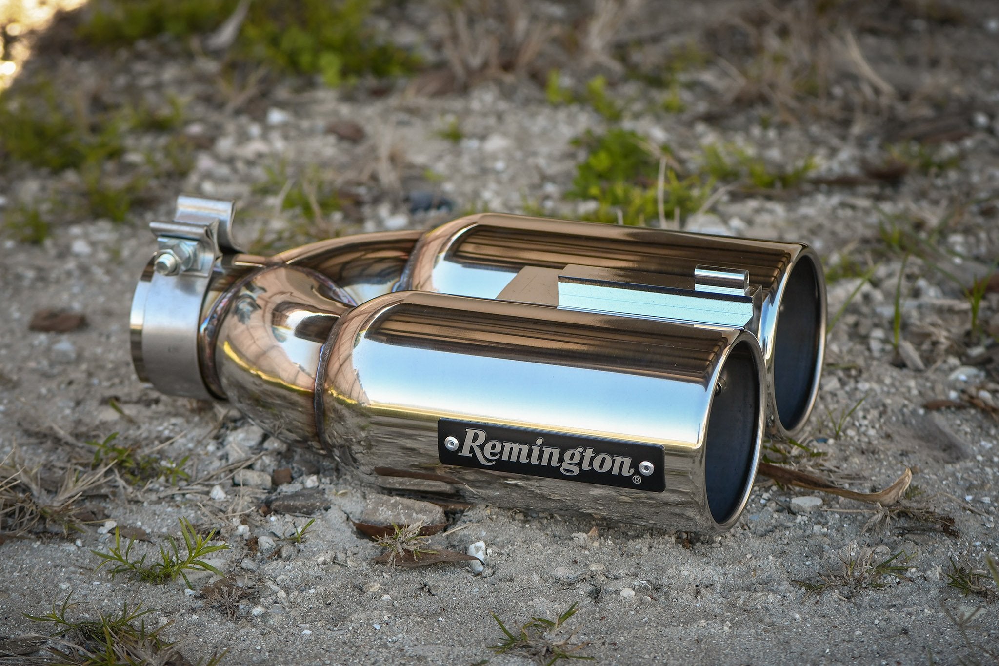 Remington Off-Road Exhaust Tips Remington® Off-Road Edition "Double Barrel" Universal Exhaust Tips