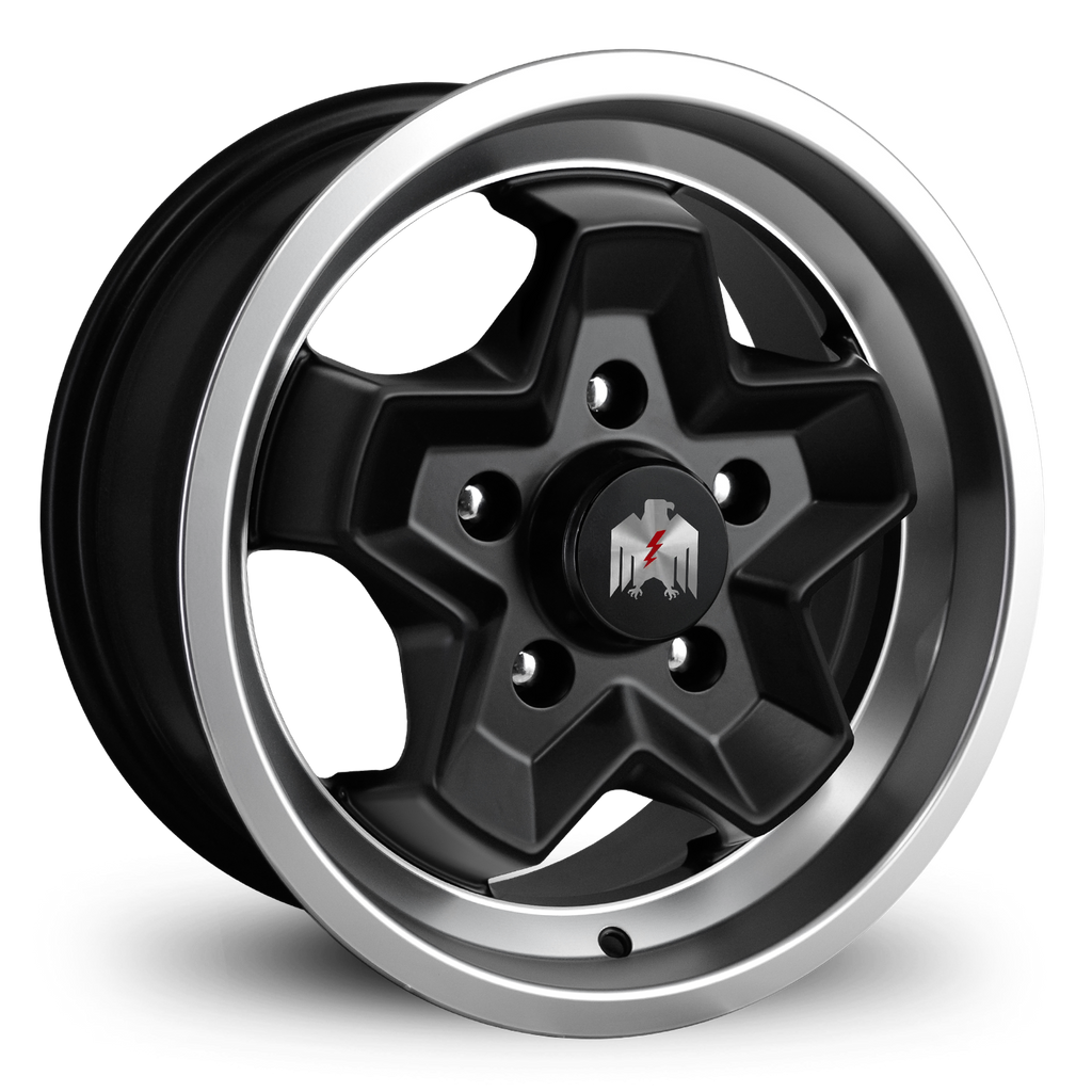 Klassik Rader 944 CC 15x7 +40 4x130mm Satin Black/Machined Lip