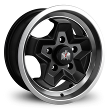Load image into Gallery viewer, Klassik Rader 944 CC 15x7 +40 4x130mm Satin Black/Machined Lip