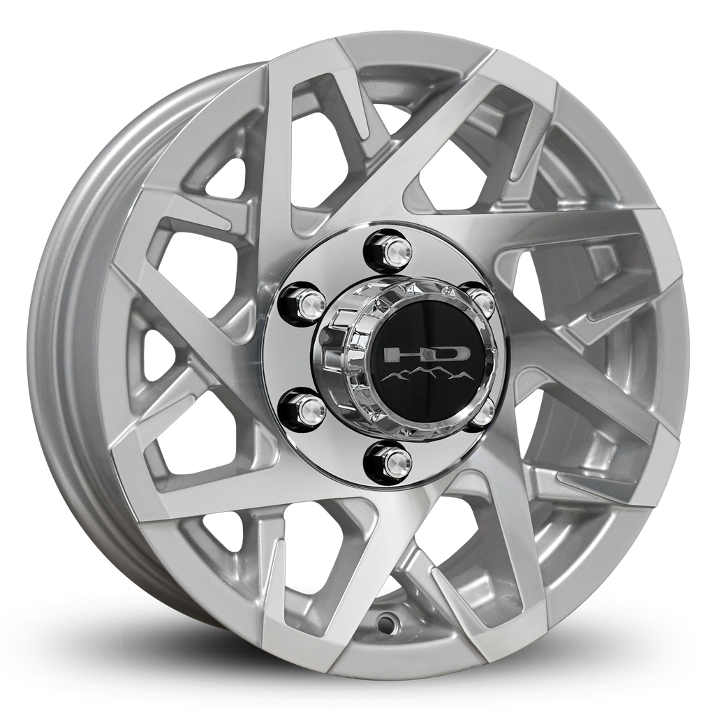 HD Trailer | Canyon - Gloss Silver Machined Face | 6 lug