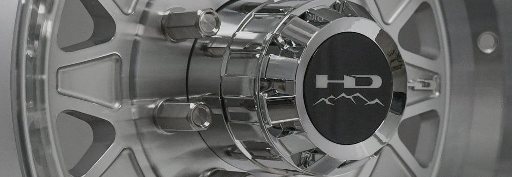 HD trailer wheels caps & logos button pic