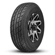 Load image into Gallery viewer, HD Trailer Canyon 15x6.0 +0 5x114.3mm 83mm Gloss Black Machine Face on Radial Trailer Tire 205/75R15 8ply