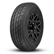Load image into Gallery viewer, HD Trailer ReadyMount Wheel &amp; Tire Assembly | Transporter Radial | Canyon - Gloss Black Milled Edges | 5 lug