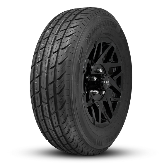 HD Trailer ReadyMount Wheel & Tire Assembly | Transporter Radial | Canyon - Gloss Black | 5 lug