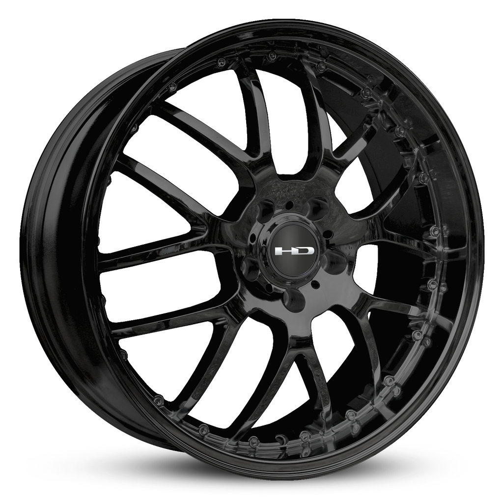 HD Wheels MSR 18x7.5 +38 5x112mm 73.1mm Gloss Black w/Black Rivet – HPD ...