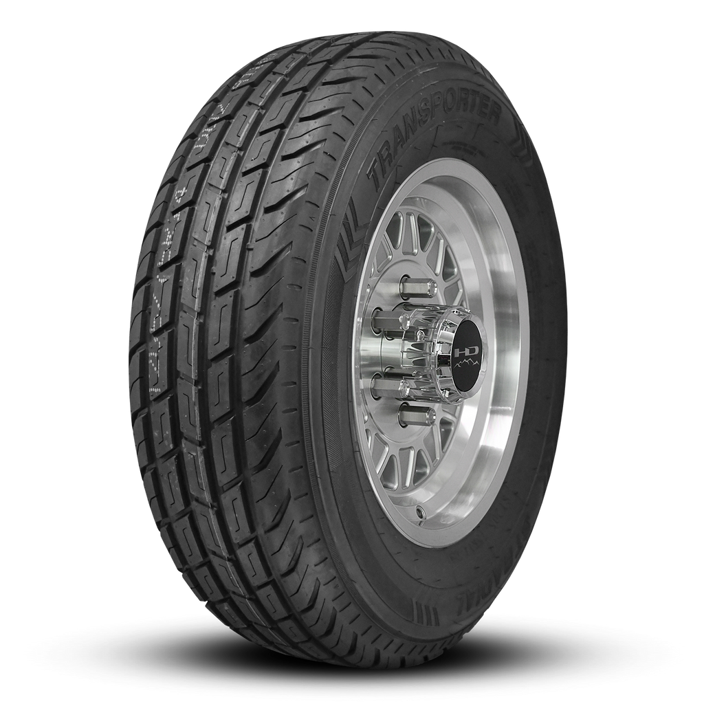 HD Trailer HDT 15x6.0 +0 6x5.5(139.7mm) 108mm Gloss Silver Machined Face on Radial Trailer Tire 225/75R15 10ply