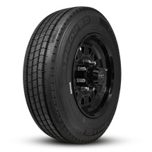 Load image into Gallery viewer, HD Trailer HDT 17x7.5 +0 8x165mm 128.6mm Lug Centric All Gloss Black on Radial Trailer Tire 215/75R17.5 16ply