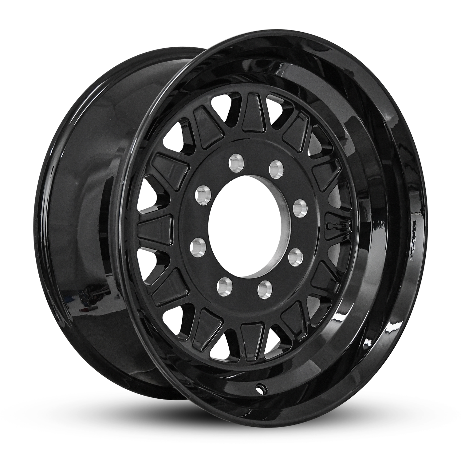 HD Trailer HDT Forged 17.5x6.75 +0 8x165mm 121.2mm Gloss Black - CAP NOT INCLUDED