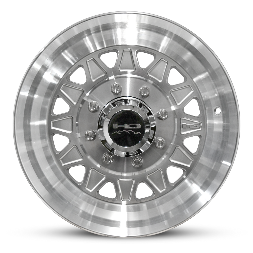 HDT - FORGED TRAILER WHEEL | Gloss Silver Full Machined