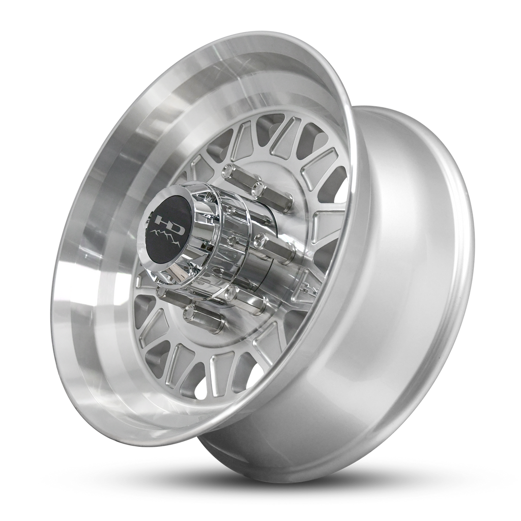 HDT - FORGED TRAILER WHEEL | Gloss Silver Full Machined